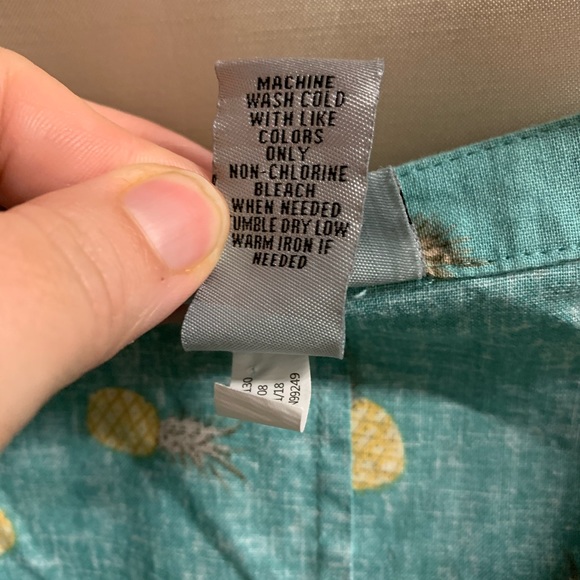 Catherine’s blue and yellow pineapple print tunic - Picture 3 of 5